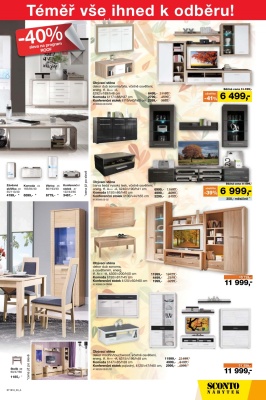 akční leták Sconto nábytek 26.10.2016-8.11.2016