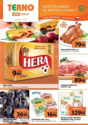 akční leták COOP 26.10.2016-1.11.2016