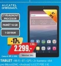 OT PIXI 3 8 IPS 16G 1G GPS An5.0 ALCATEL