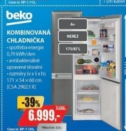 CSA 29023 X CHLADNIČKA KOMBIBEKO