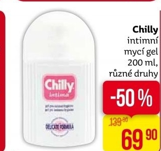 Intimní gel Intima Chilly