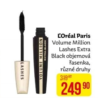 Řasenka Volume Million Lashes Extra Black L'oreal