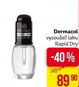Vysoušeč laku na nehty Rapid Dry Dermacol