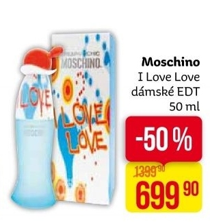 Toaletní voda dámská I love love Moschino