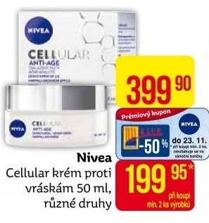 Krém pleťový omlazující Anti-age Cellular Nivea