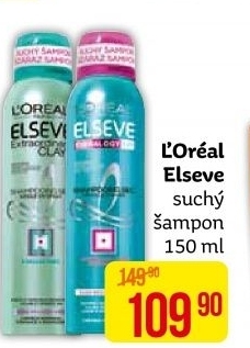 Suchý šampon Elséve L'Oréal