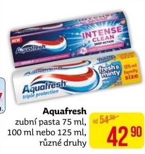 Pasta na zuby Aquafresh