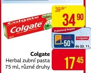Pasta na zuby Herbal Colgate
