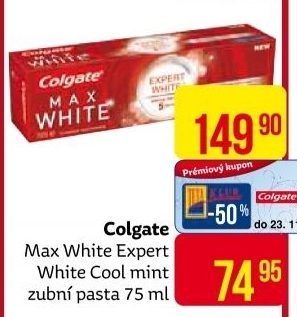 Pasta na zuby Max White Expert White Cool mint Colgate