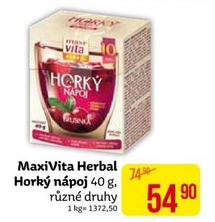 Instantní horký nápoj MaxiVita