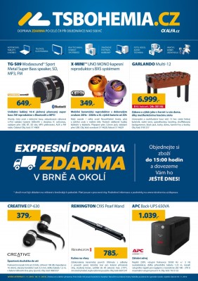 akční leták TSBOHEMIA.cz 1.11.2016-30.11.2016