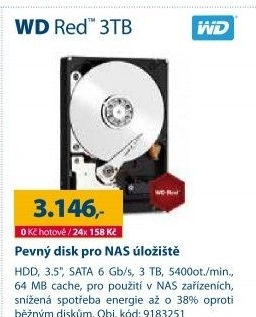 HDD 3TB NAS WD