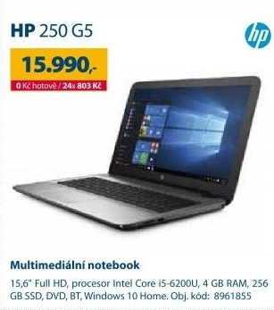 Notebook HP 250 G5