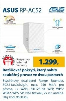 Wifi extender Asus RP-AC52