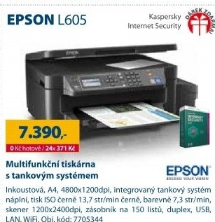 Multifunkční tiskárna Epson L605