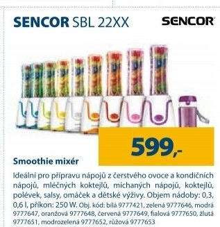 Smoothie mixér Sencor SBL 22xx