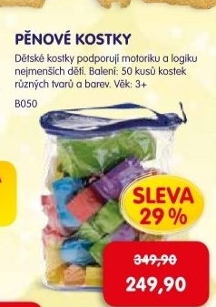 Pěnové kostky