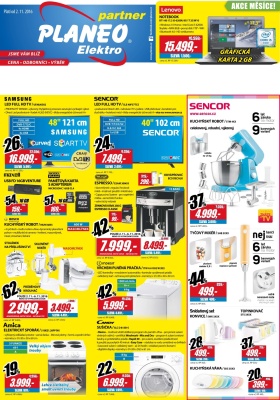 akční leták Planeo Elektro 2.11.2016-22.11.2016