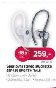 SEP 189 MIC SPORT'N'TALK BLACK