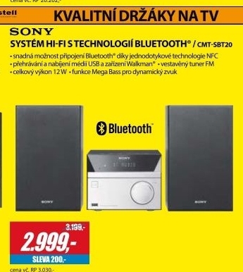CMT SBT20mikrosystém s CD