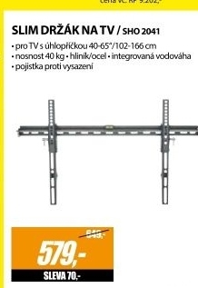 SHO 2041 SLIM POLOH. DRŽÁK TV