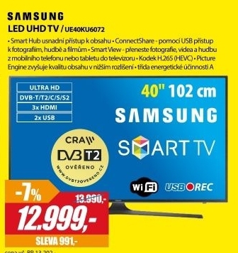 UE40KU6072 LED ULTRA HD LCD TV