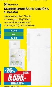 EJ 1800 ADW CHLADNIČKA