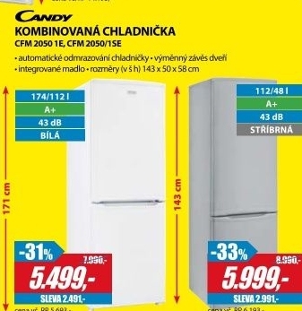 CFM 2050 1E CHLADNIČKA KOMBI