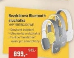 YHP 15BTBK GROOVE BT Sluchátka