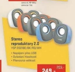 YSP 2001BK Mini reproduktory 2.0