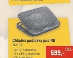YSN 110 Chladící podložka pro NB 