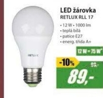 RLL 17 LED A60 12W E27