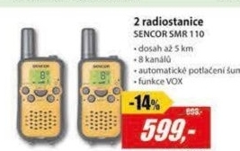 SMR 110 TWIN RADIOSTANICE 5 KM