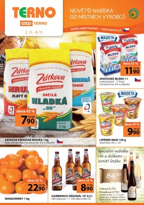 akční leták COOP 2.11.2016-8.11.2016