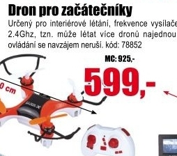 RC kvadrokoptéra
