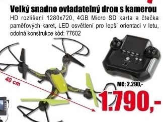 RC kvadrokoptéra
