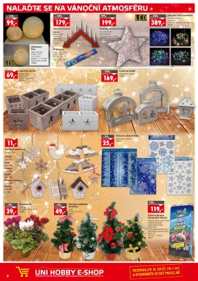 akční leták UNI HOBBY 3.11.2016-16.11.2016