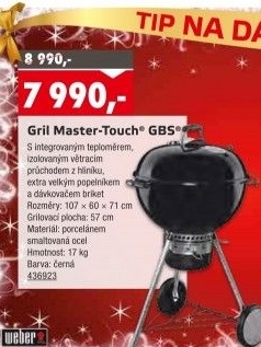 Gril Weber Master - Touch GBS