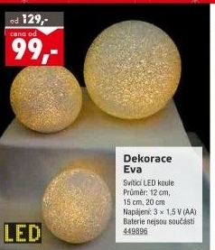 Svítící LED dekorace