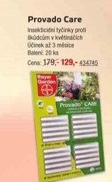 Hnojivé tyčinky proti škůdcům Provado Care Bayer Garden
