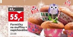 Papírové košíčky na muffiny