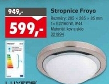 Stropní svítidlo Froyo Luxera