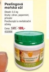 Peelingová sůl Body Care