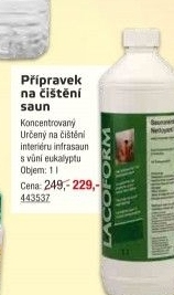 Přípravek na čištění saun