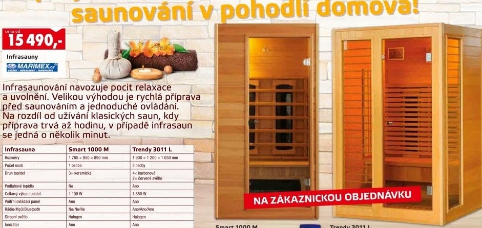 Infrasauna Marimex Smart 1000 M