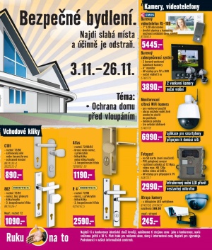 akční leták Hornbach 2.11.2016-29.11.2016