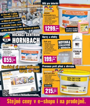akční leták Hornbach 2.11.2016-29.11.2016