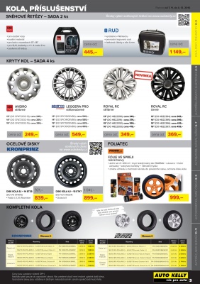 akční leták Auto Kelly 7.11.2016-4.12.2016