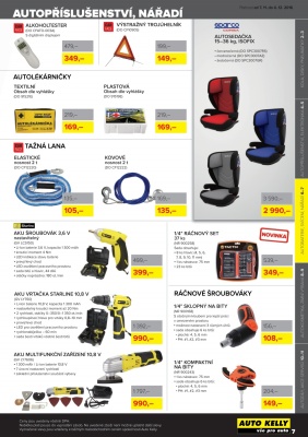 akční leták Auto Kelly 7.11.2016-4.12.2016