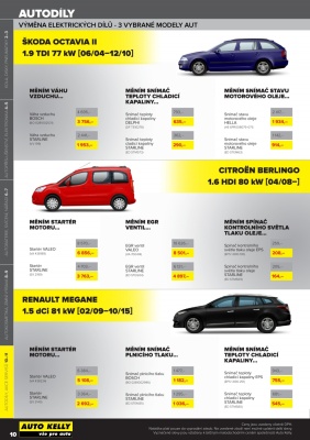 akční leták Auto Kelly 7.11.2016-4.12.2016